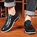 COSIDRAM Men Casual Shoes Fashion Business Luxury Dress Shoes Office Loafers Flats Sneakers for Male Black 8.5