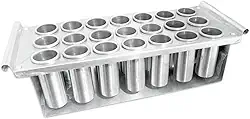 Picoleteira Em Alumínio C/ 21 Cavidades Para Fazer Picolé