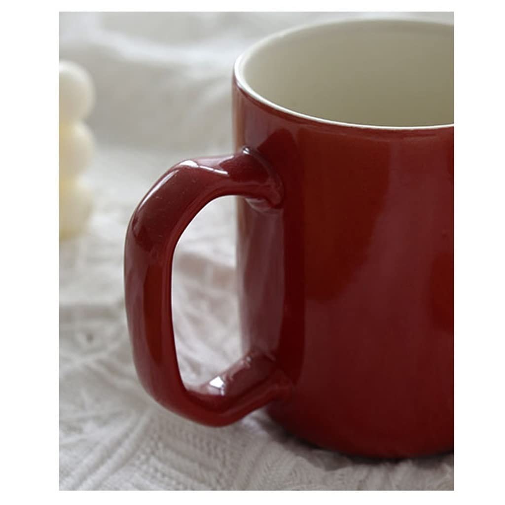 Taza de cerámica de Color sólido, Taza de Agua para el hogar, Taza de café para Estudiantes, Taza de Leche para Desayuno en la Oficina