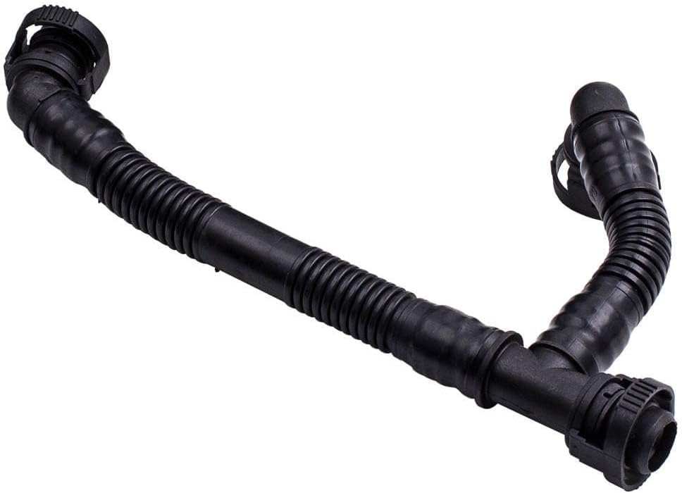 Ensun Crankcase Vent Valve Oil Separator with Breather Hose Kit Set Compatible with N52 E90 E91 E60 E61 E85 E86