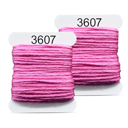 Image of Embroidery Floss Kit and Refills - Cotton Threads - DMC Color Coding for Cross Stitch, String Crafts, Friendship Bracelets
