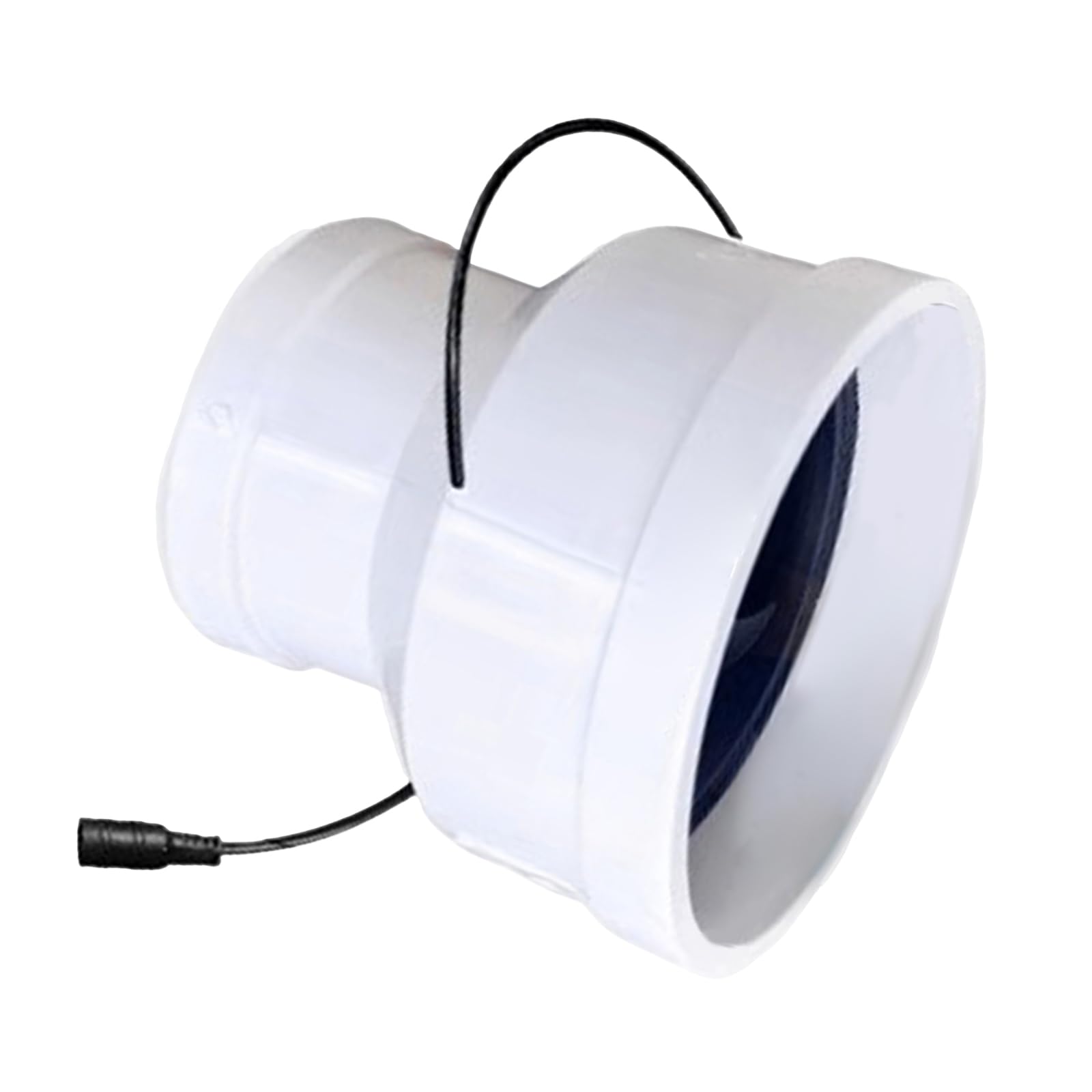 ABS Inline Exhaust Fan Removable 75mm to 110mm 12V 3W Ventilation Duct Fan for Easy Cleaning and Maintenance Kitchen Ventilation Blower