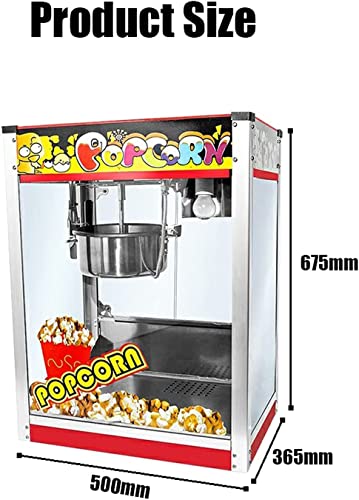ksamwjf 1400W Kommerzielle Popcornmaschine, fettarme Heißluftautomatische Popcornmaschine/kein Öl für Partykino DIY… – Bild 3