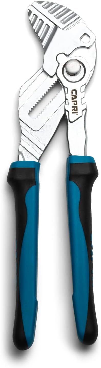 Capri Tools 7 in. Pliers Wrench, Smooth Parallel Jaws with Soft Grip Non-Slip Handle