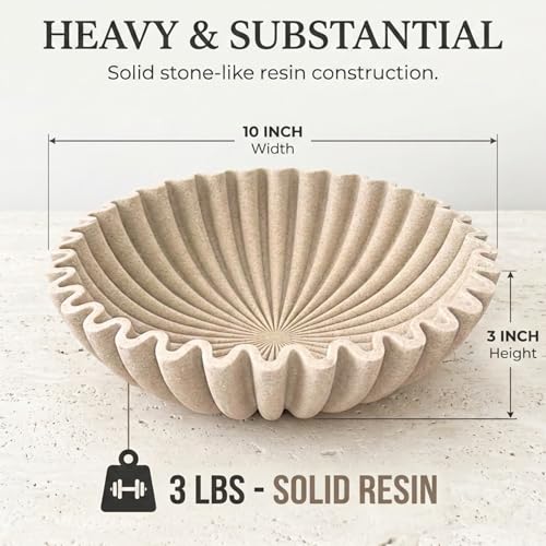 image for OAKOA Large Decorative Bowl for Home Decor - Purse Bowl Decor - Key Bo