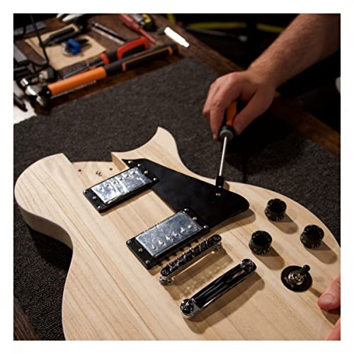 Kit de guitare électrique à monter soi-même – Style LP – Niveau débutant - Les Beatles, Paul McCartney, John Lennon, RIngo Starr, George Harrison Kit de guitare électrique à monter soi-même - Style LP - Niveau débutant – Image 6