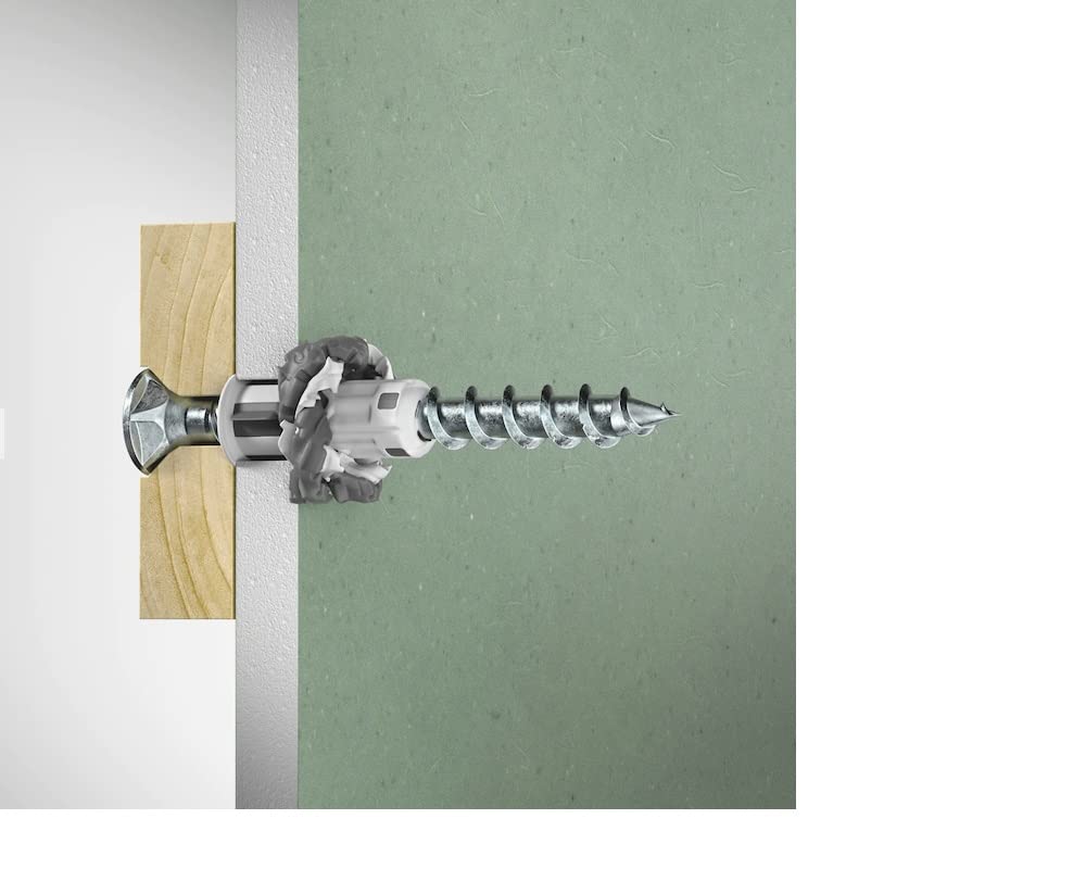 Tasselli multiuso in plastica 2K | Tassello universale Shark Twist | 8 nodi in dimensioni 8 x 46 mm
