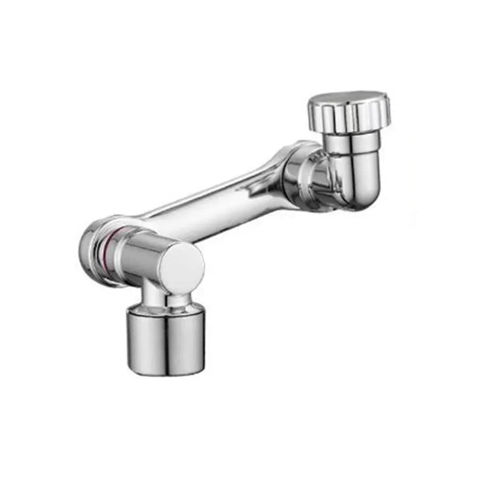 Rotatable Multifunctional Extension Faucet Aerator 1080 Degree Swivel Robotic Arm Water Filter Sink Water Tap Bubbler Sink Fit(Single Mode)