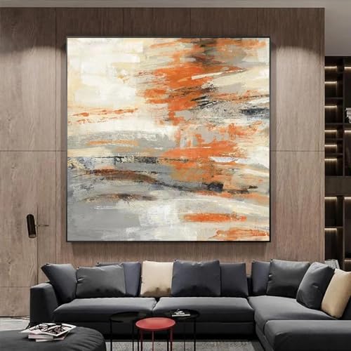 Peinture d'art jaune sur toile affiches et impressions salon