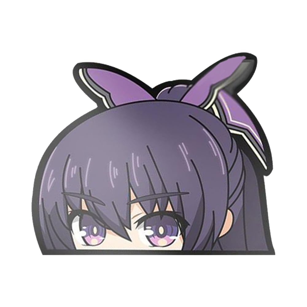 FLUXIVE 5.1" for Yatogami Tohka Anime Peeker Car Decals Waterproof Vinyl JDM Van Windshield Window Car Accessories