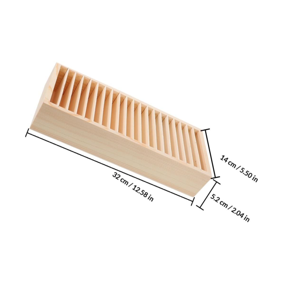 Scatola Porta Biglietti da Visita in Legno Beige 2 Pezzi Design Multi Scomparti e Struttura Staccabile per Organizzare e Conservare in Ufficio e Casa