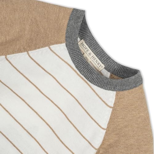 Image of Hope & Henry Boys' Long Sleeve Crew Neck Pullover Sweater