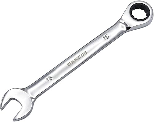 Llave de combinación de trinquete de 23.0 ft m hecha del acero del cromo vanadio 12 puntos pulido