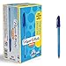 Paper Mate S0957130 - Bolígrafo con capuchón, punta media de 1 mm, caja de 50, color azul