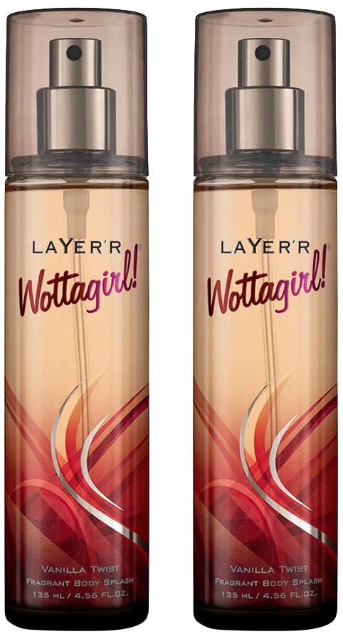Layer'r Women WottaGirl Vanilla Twist Scented Spray Body Splash, 135Ml (Pack Of 2)-picture-34