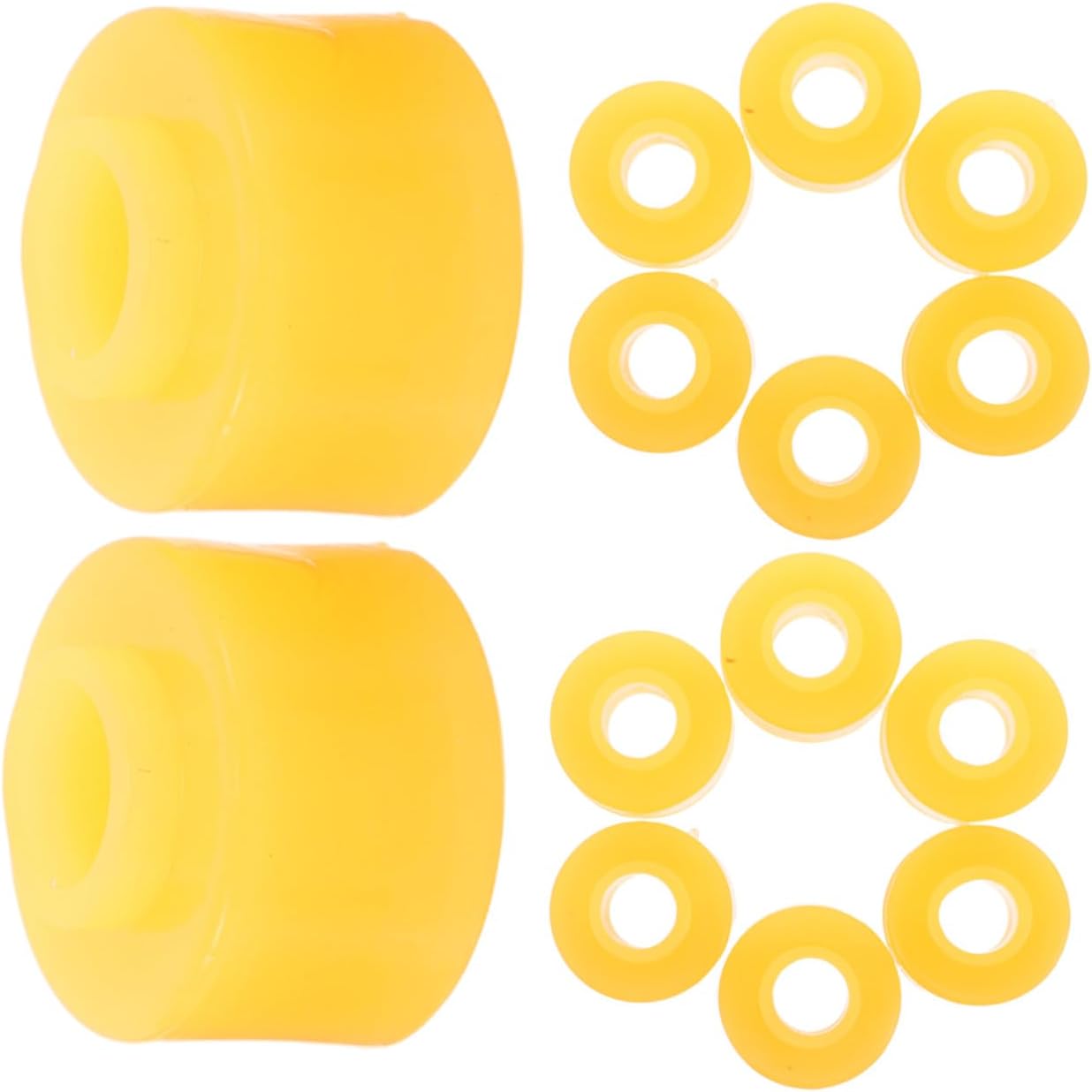 10pcs Automotive Rubber Shock Absorber Bushings 1.1x0.79’’ Suspension Bushing Sleeves Replacement Pads for Car and Truck Vibration Repair
