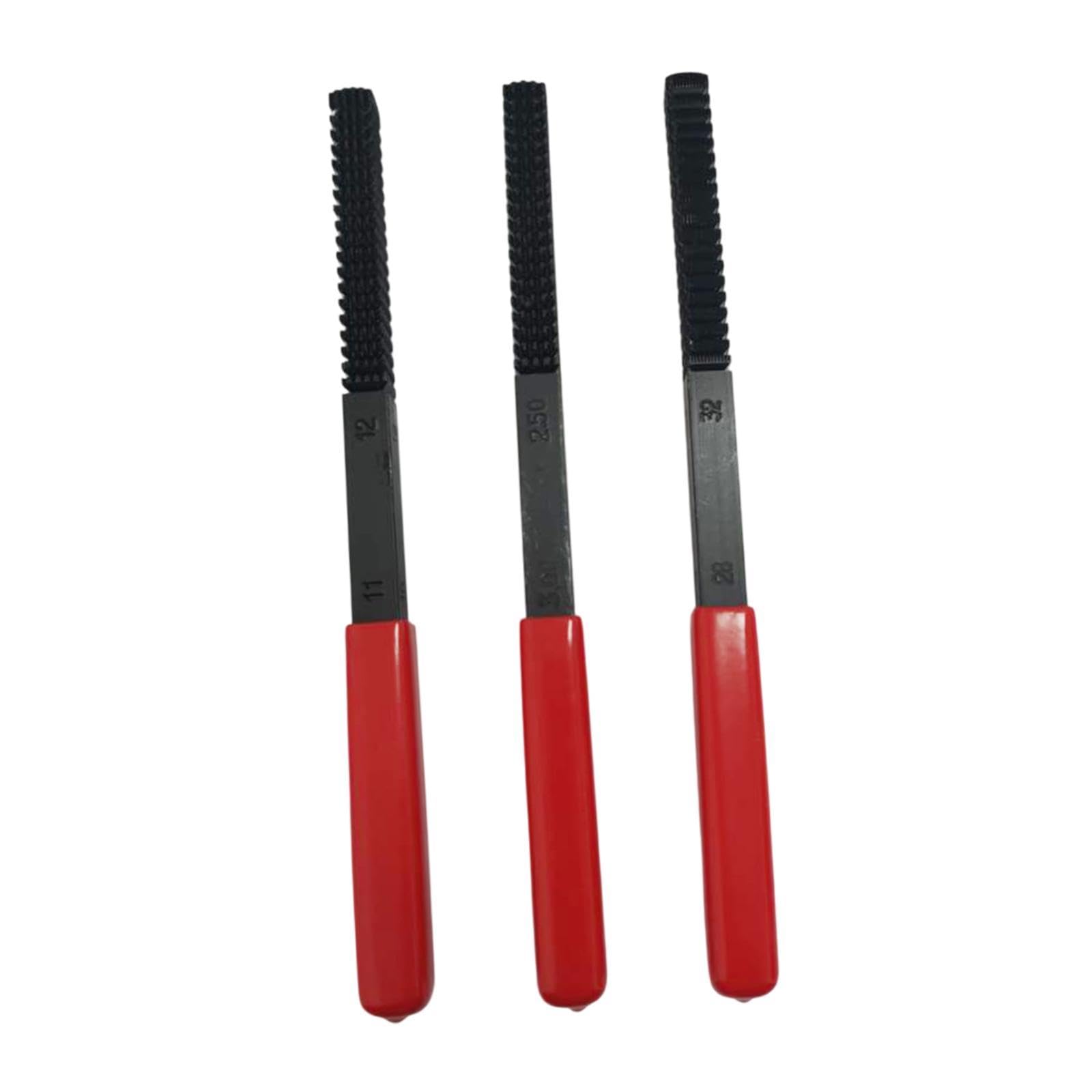 Generic 3 Pieces Thread Restorer File Automotive Threading Tools Thread Repair File for