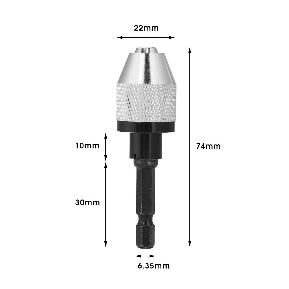 Versatile 6.5mm Hex Shank A for Pneumatic Electric Manual