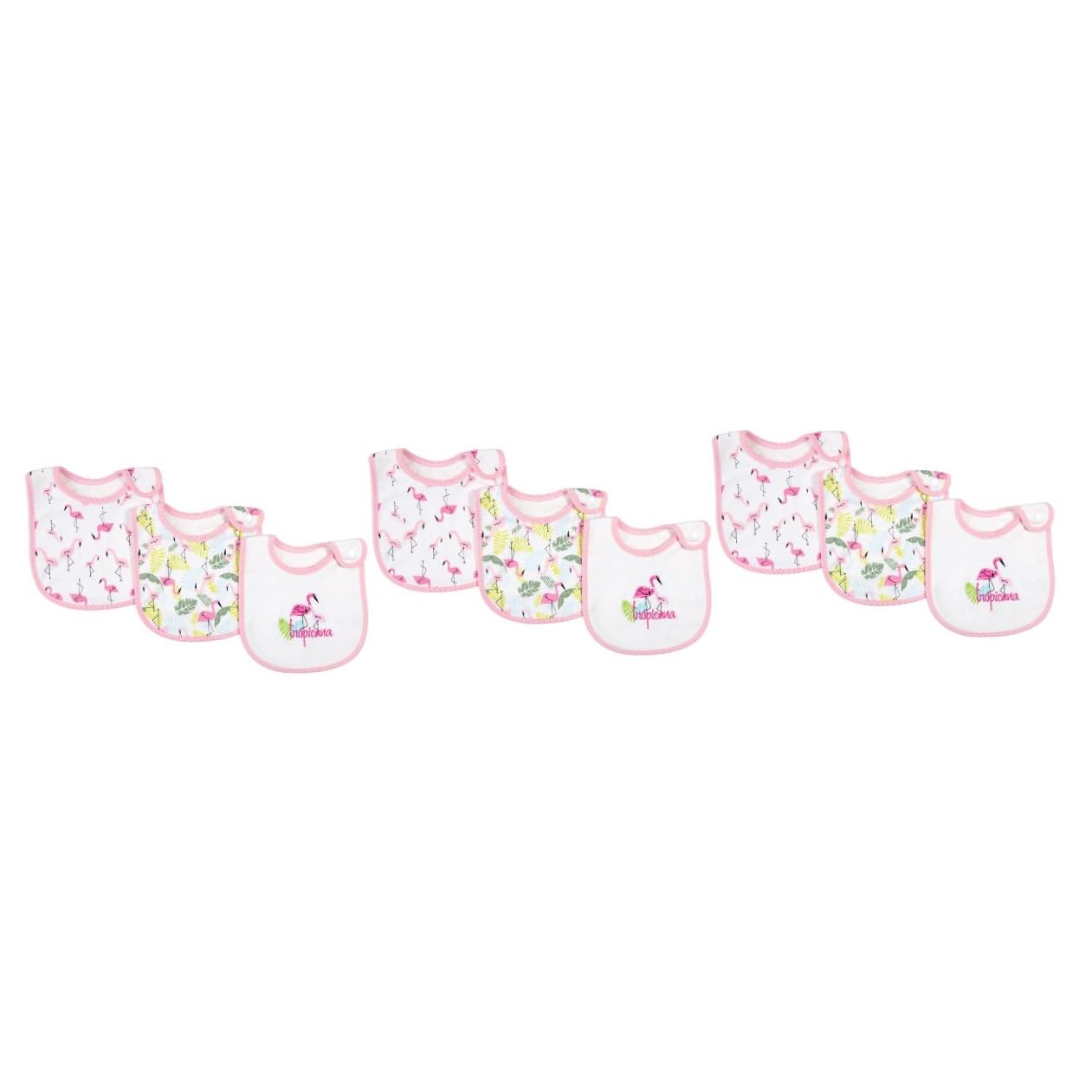 Kisangel Bavoir Garçon Fille Coton Imprimé Bavoir Étanche Lavable Pour Nourrissage Bave Accessoire Pour Garçon Fille