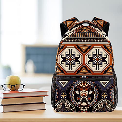 Sac à dos fleurs pour femme décontracté et grand format Multicolore 9