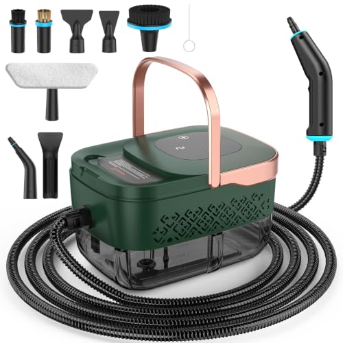 Image of Steam Cleaner for Home, Pressurized Handheld Steamer