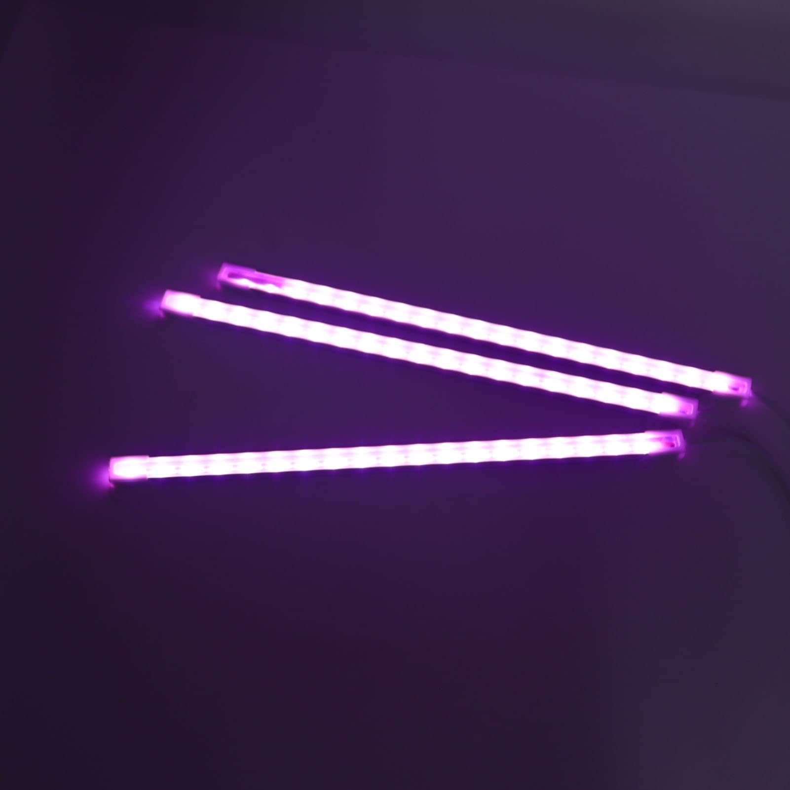 Tyenaza Lampada per Piante Solari, Pianta Solare per Coltivare la Luce Pianta a LED per Coltivare Strisce Luminose per Balconi Serra Erbe Verdure Fiori (30W)