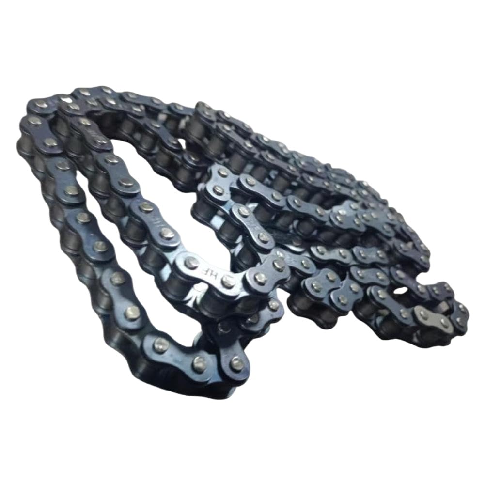 Catena a rulli nera 428 per moto, fuoristrada, bicicletta, go kart, compatibile con trasmissioni standard a passo 428