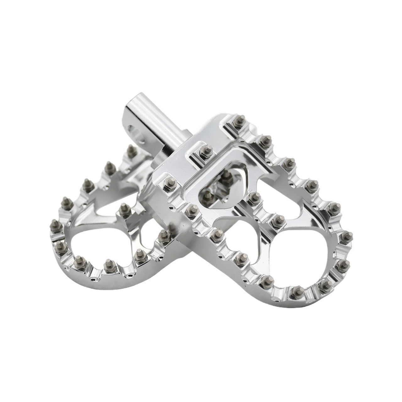 Estriberas Estriberas Anchas Y Anchas para Motocicleta, Estriberas Giratorias De 360 ​​° para Ha&rley Dyna Fat Bob Softail Sportster Street Bob Motocross Universal