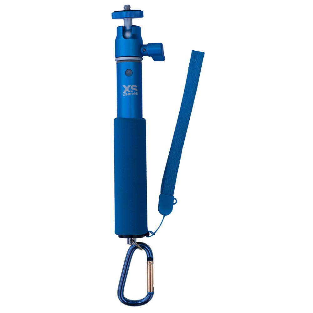 U-SHOT Perche Selfie Stick extensible Monopod téléscopique - Bleu