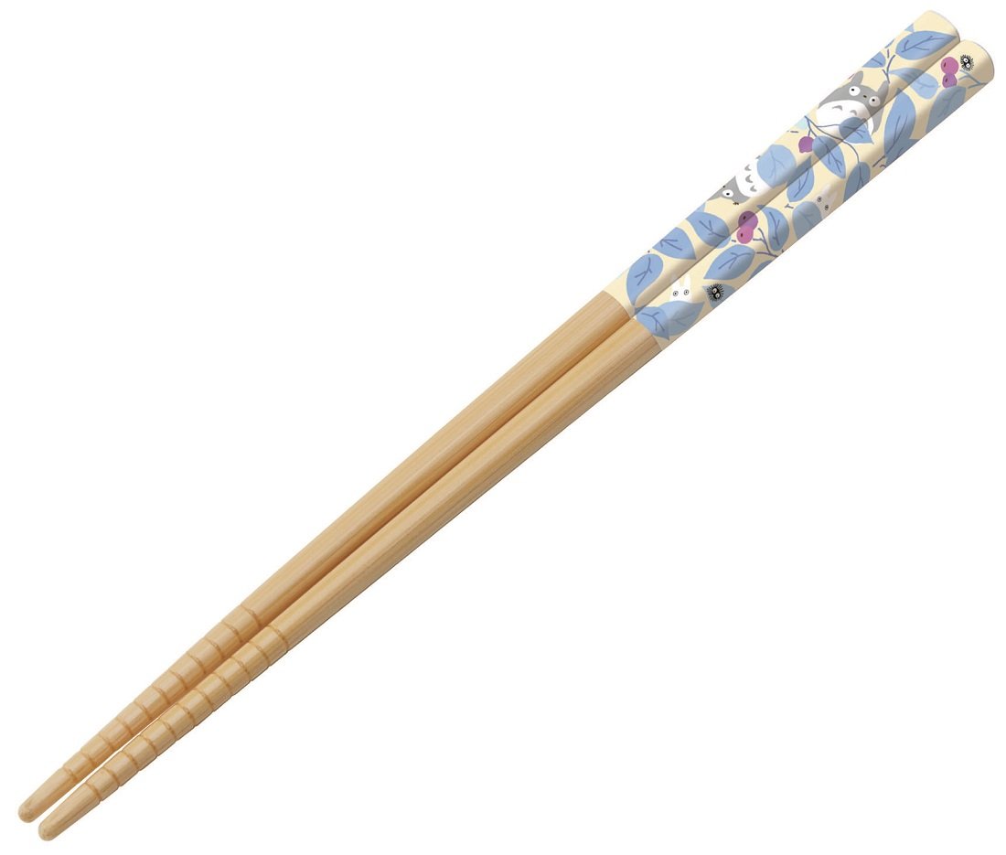 Skater My Neighbor Totoro: Bamboo Chopstick -Anti-Slip Grip for Ease of Use - Authentic Japanese Design