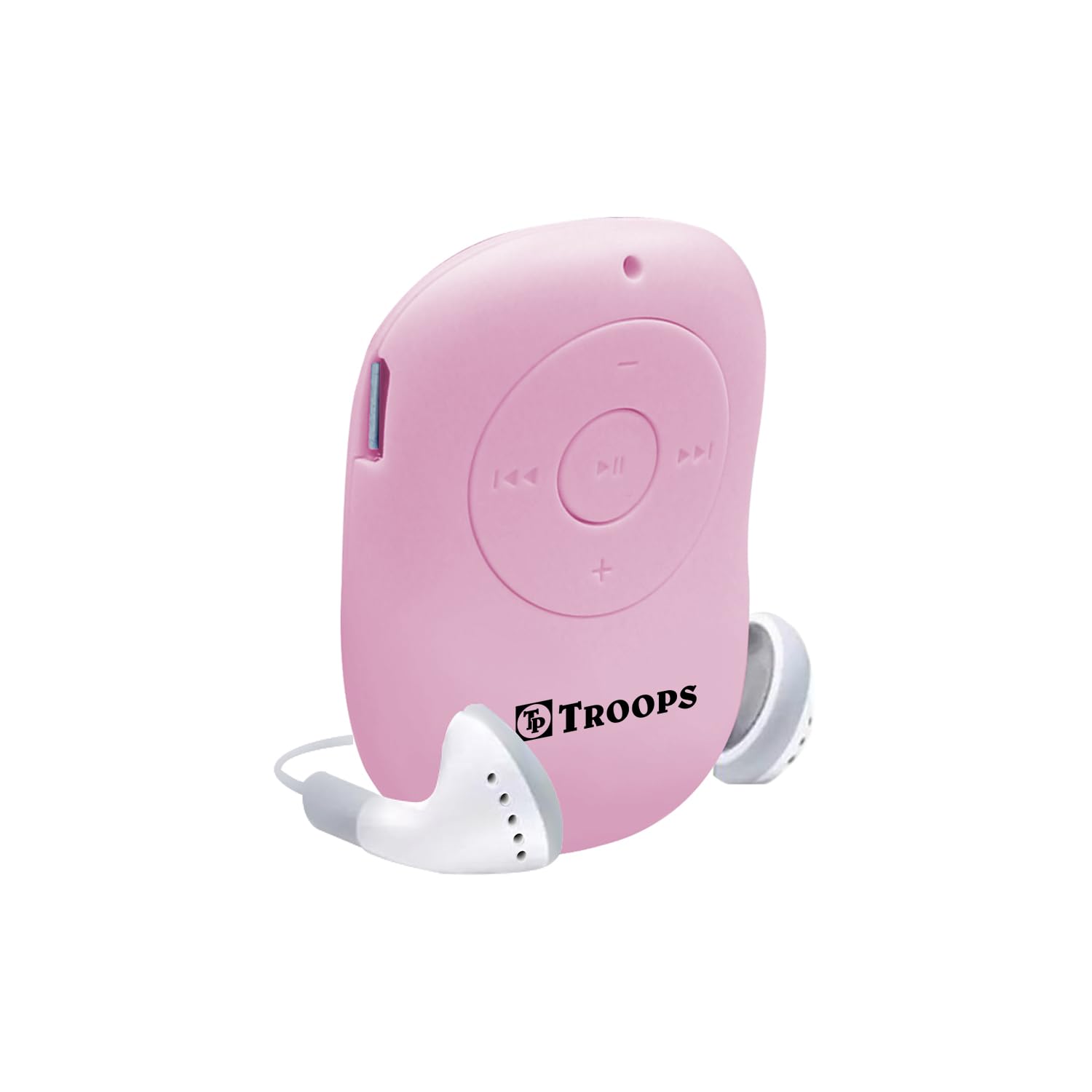 TP TROOPS Mini Clip USB MP3 Music Media Player with Music Player Support TF/SD Card Slot and