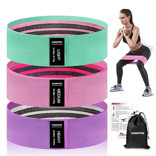 Non-Slip Resistance Bands for Working Out: Ideal for Booty, Leg, and Glute Workout - Suitable for Women and Men