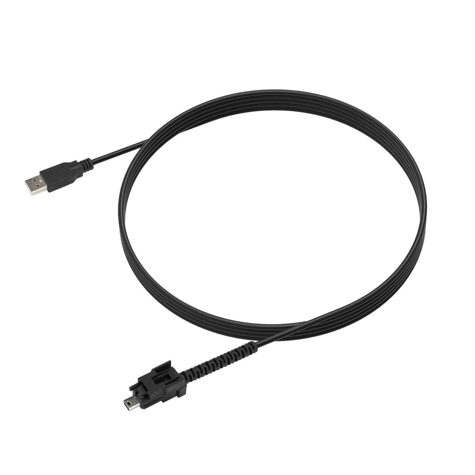 404032 USB Cable Compatible with Nexiq USB Link 2 & 3, Latching Replacement Cord for Truck Diagnostic Data Transmission, Wired Adapter Port Connector to Laptop for Cummins Inline 7, 13ft