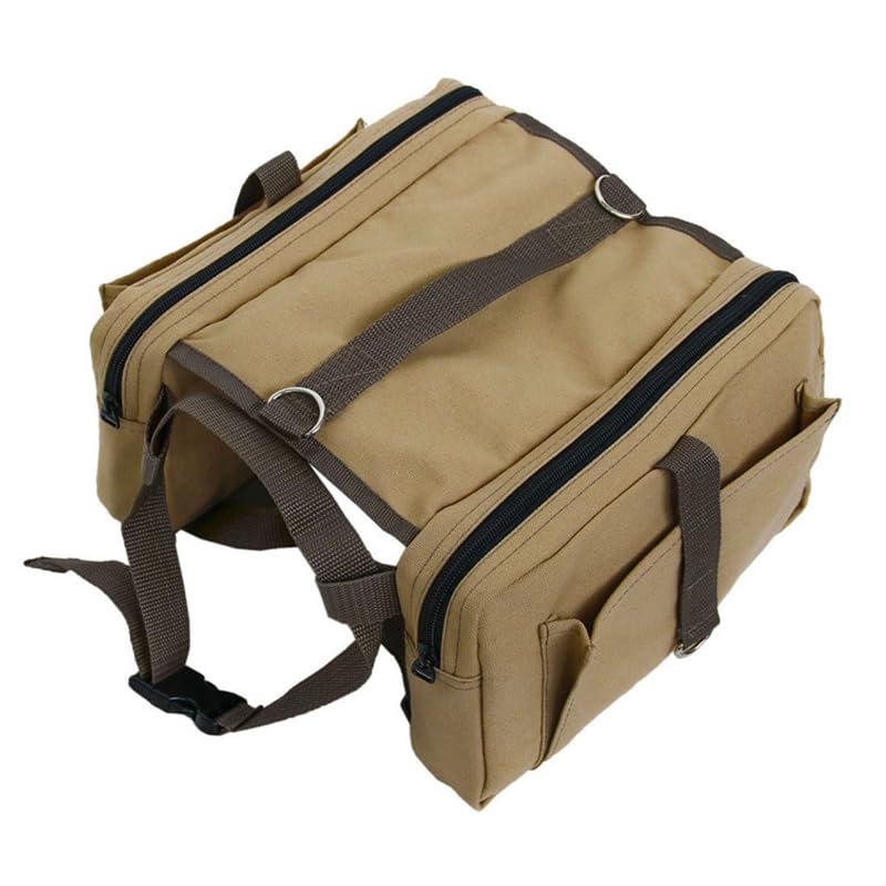 Mochila para Perro, arnés Ligero para Camping, Bolsa de sillín para Perros, Paquete de Perro, Mochila para Perros medianos y Grandes, Senderismo, Camping, Viajes