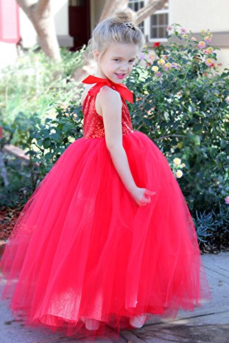 ekidsbridal One-Shoulder Sequin Tutu Flower Girl Dress Corset Dress Wedding Pageant Dresses Ball Gown Tutu Dresses4