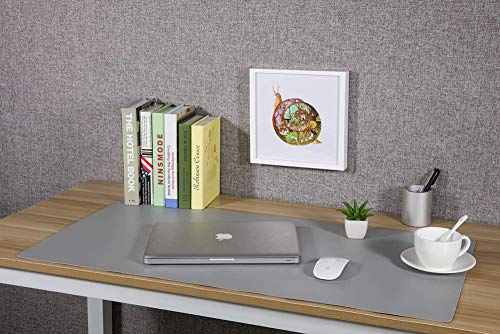 Blotter de bureau multifonctionnel Ruby Lil Olive 31x16 en cuir PU - 7