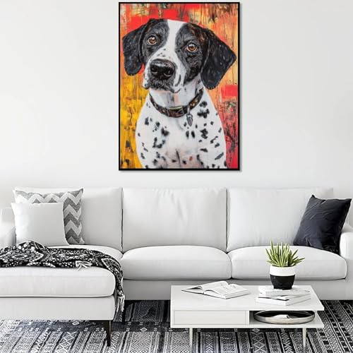 Pointer-Hunde-Puzzle für Teenager, 1000 Puzzles, Spielzeug, Lernspiele, Stressabbau, Wunschliste mit Weihnachtsmann, 38x26cm
