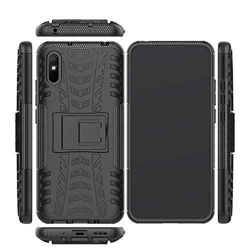 Image of Glasgow Back Case Cover Designed for Mi Redmi 9i - Black