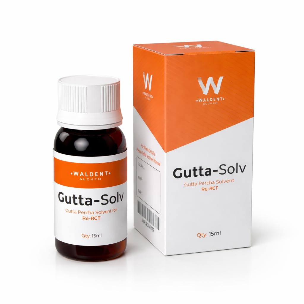 Waldent Gutta-Solv | Gutta Percha Solvent for Re-RCT | Natural Substance-Based Softening Solution | 10ml Bottle-picture-29