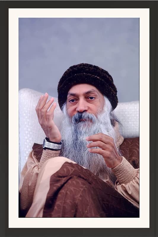 FRAMES CAPITAL Acharya Rajneesh Osho Guiding in Ashram 1.5 Inch Frame