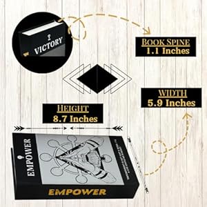 Motivational Decorative Books for Home & Office Decor - 3-Pcs Designer Books Decor Set with Hidden Storage - Fake Faux Books for Coffee Table Decoration - Display Books for Living Room & Shelves Motivational Decorative Books for Home Office Decor 3 Pcs Designer Books Decor Set with Hidden Storage Fake Faux Books for Coffee Table Decoration Display Books for Living Room Shelves