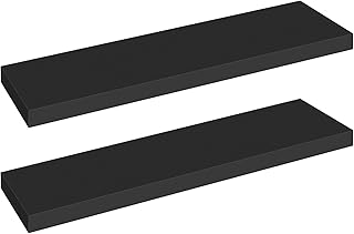 HOOBRO Floating Shelves for Wall, Wall Mounted Shelf Set of 2, 31.5