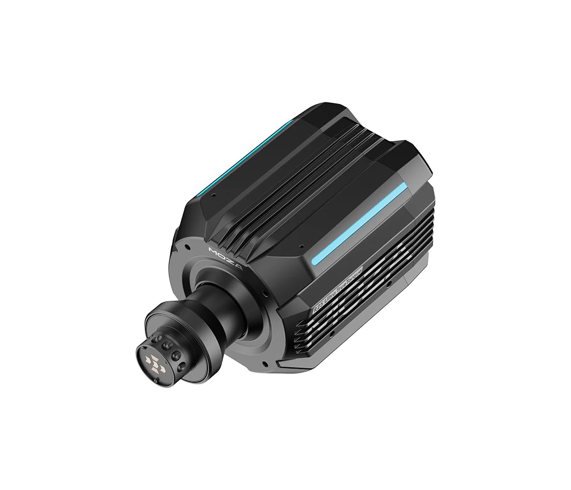 MOZA R25 Ultra Direct Drive Wheel Base für PC, 25 Nm Force Feedback iRacing | Präzise Lenkkraftmessung, Zero-Cogging Motor 1000 Hz Signalrate und professionelle Technik für anspruchsvolle Rennsimulatoren