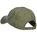 e4Hats.com U.S. Army Veteran Military Embroidered Washed Solid Pigment Dyed Cotton Twill Brass Buckle Cap - Olive OSFM
