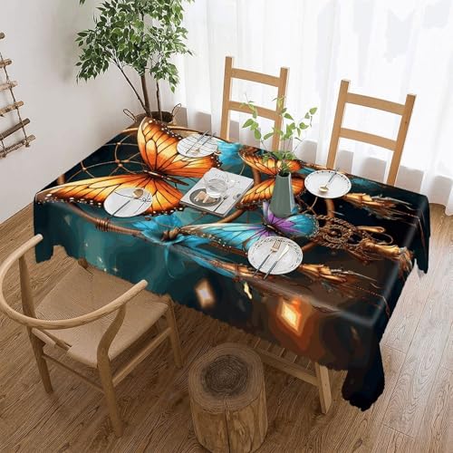 Nappe Attrape-Rêves Papillon 137x183cm Réutilisable pour Décoration Table Table - 2
