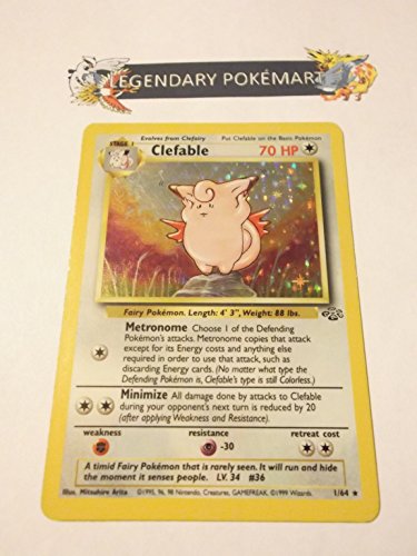 Clefable Holofoil - Jungle - 1 [Toy]