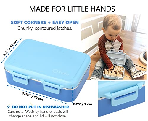 Kinsho SY-O4AR-NL8E Stainless Steel Mini Bento Lunch Box thumb #2
