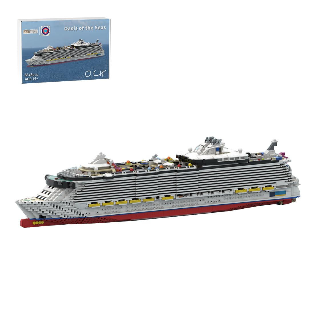 MOC-213812 Luxury Cruise Ship Building Blocks Set (6646PCS)