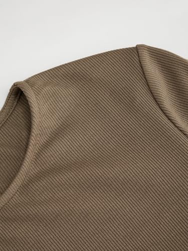 CIDER Women's Long Sleeve Tops Button Going Out Tops Trendy Split Hem Solid Shirts Casual Fall Outfits2