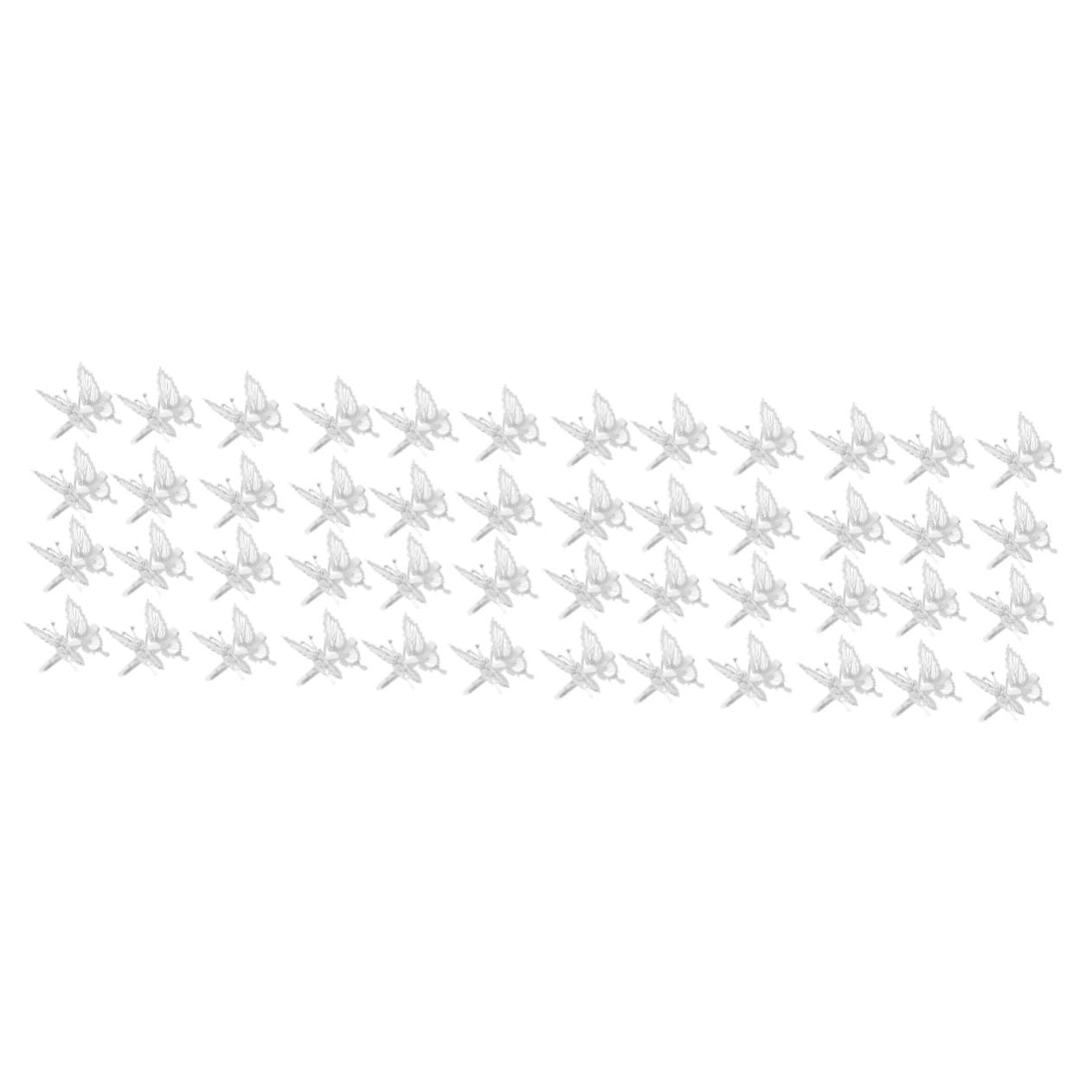 FRCOLOR 48stücke Hollow Butterfly Haarklammern Für Bewegliche Schmetterlings-haarspangen Accessoire Für Partys Cosplay Und Bühnenaufführungen Leicht Und Komfortabel Zu Tragen